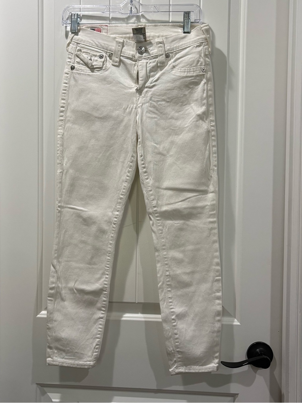True Religion White Skinny Jeans